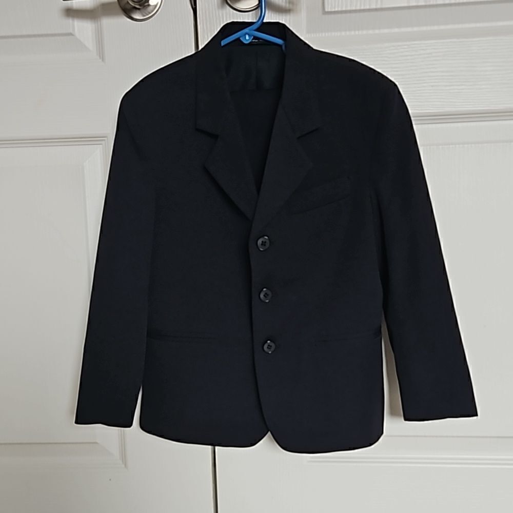 Kids Boy's 2-Piece Formal Suite Size 8 Navy Blue